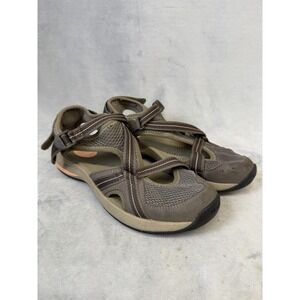 Teva Shoes Womens Size 8.5 Brown Mesh Strap Sandals Shock Pad Comfort Outdoor